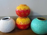 youtube ReadyFor DIY Round Papermache and Plaster Vases